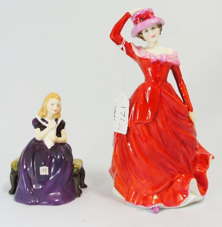 Royal Doulton Figures Mary HN and 15aaba