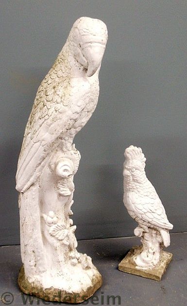 Two cast stone garden ornaments  158401