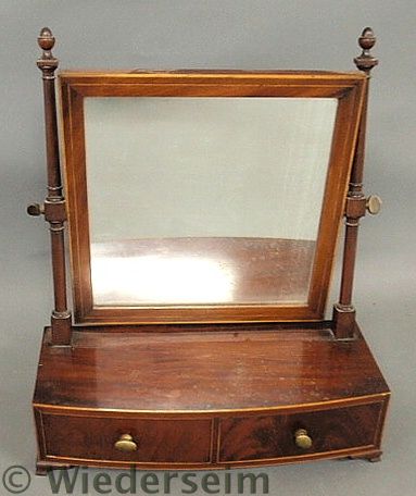 Federal inlaid mahogany shaving 158417