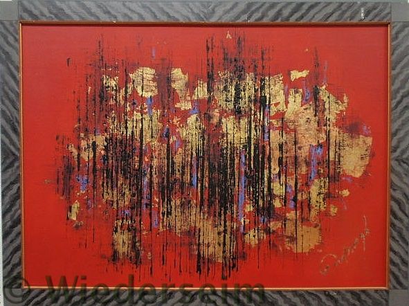 Large modern art abstract painting 158435