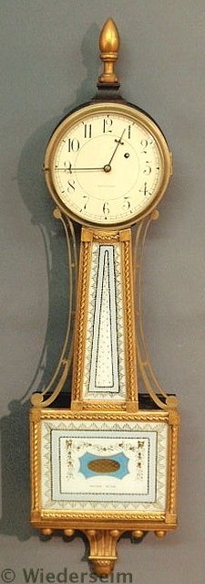 American Federal banjo clock c.1900