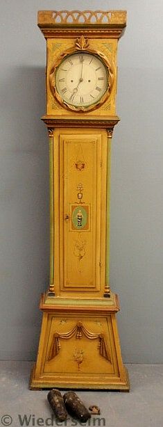 French tall case clock 19th c. with