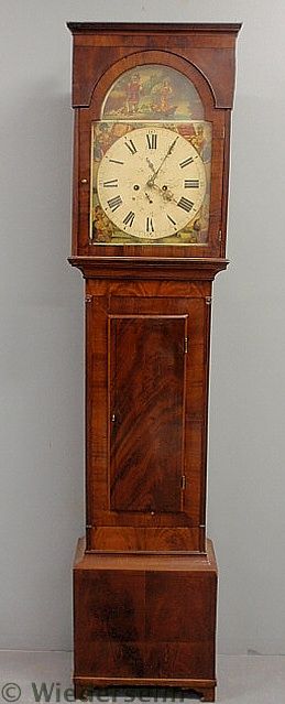 Scottish mahogany tall case clock 158470