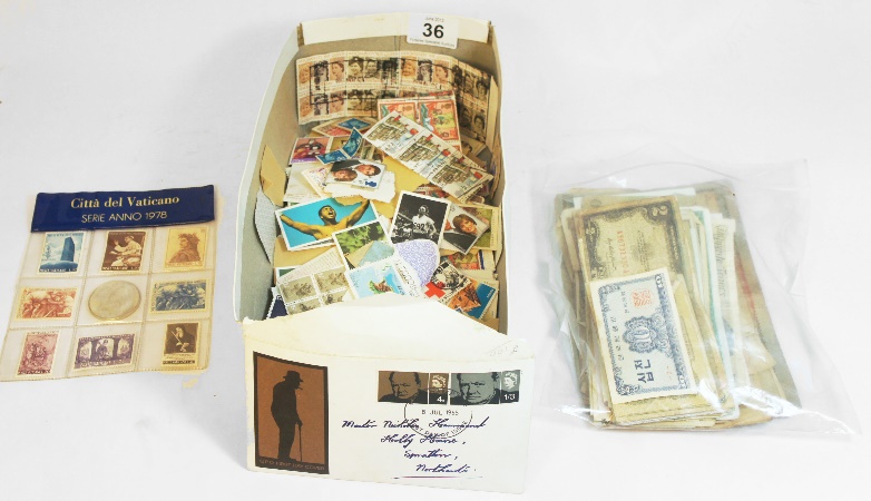 A Collection of Vintage Foreign Bank