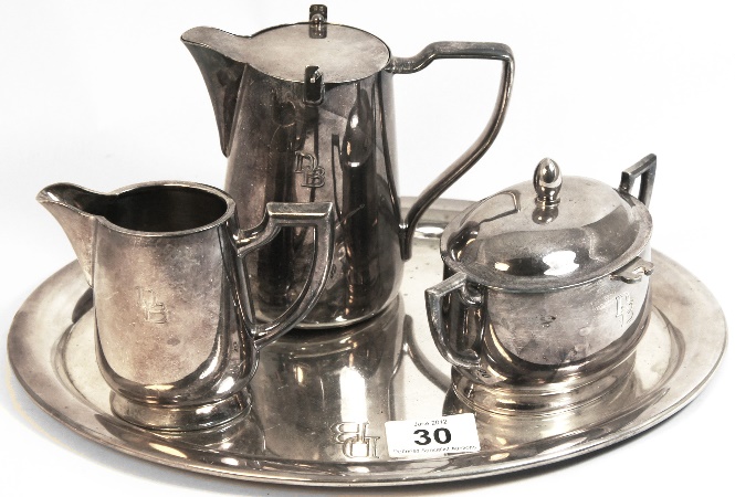 Silver Plate Good Quality Tea Set 158491