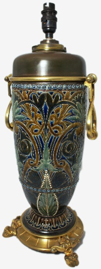 A Doulton Lambeth stoneware Oil 1584f7