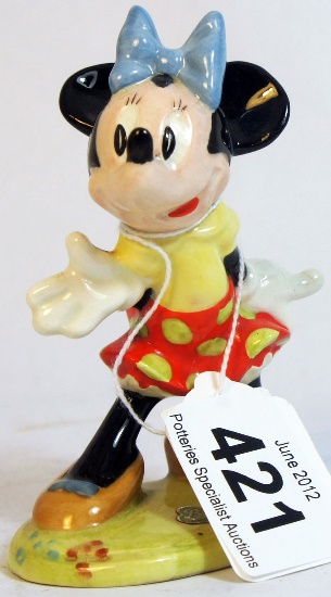 Beswick Rare Figure Minnie Mouse 1585a5