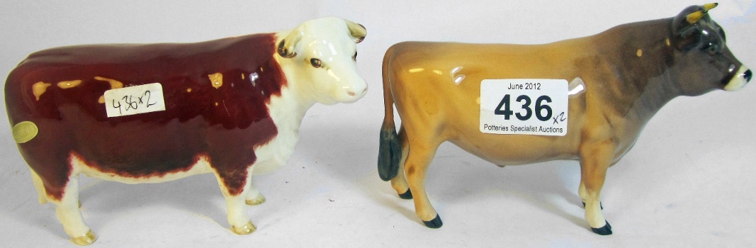 Beswick Jersey Bull 1422 and a 1585af