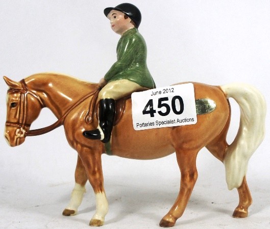 Beswick Boy on Palomino Pony 1500 1585b8