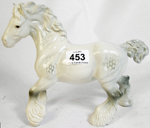 Beswick Grey Cantering Shire 975 1585bb