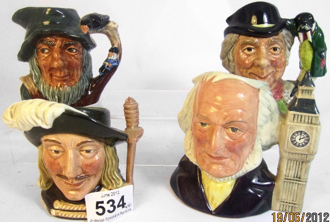 Royal Doulton Small Character Jugs 158604