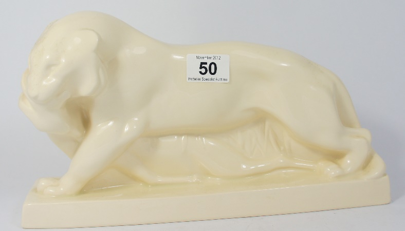 Wedgwood cream figure of a Panther 158791