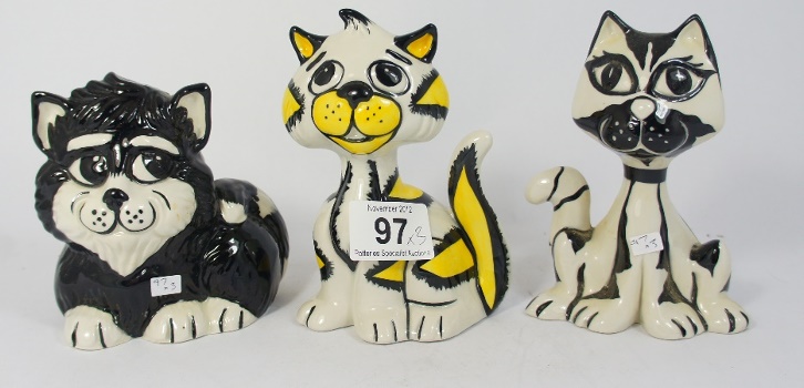 Lorna Bailey Prototype Comical Cats