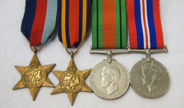 A WW2 Group of Medals consisting 1587e4
