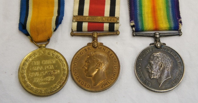 WW1 Medals consisting Two Campaign Medals