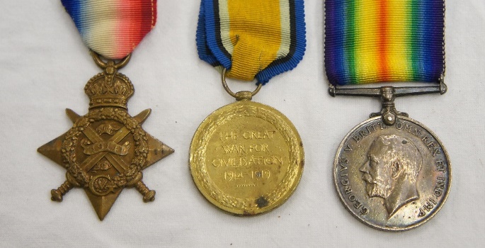 WW1 Medals consisting Two Campaign Medals