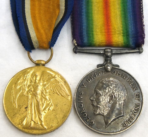 WW1 Medals consisting Two Campaign