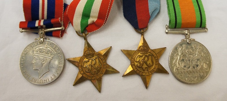 A Group of Four WW2 Medals consisting 1587e2