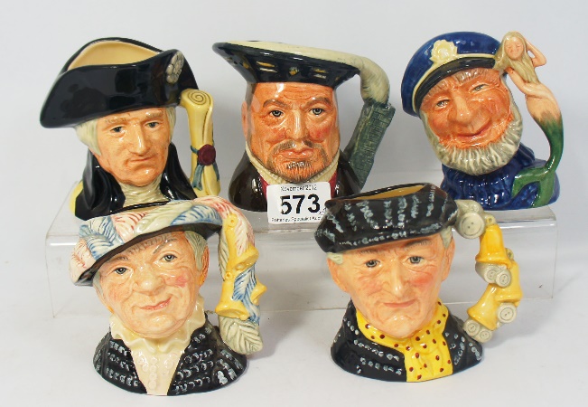 Royal Doulton small character jugs 1588d3