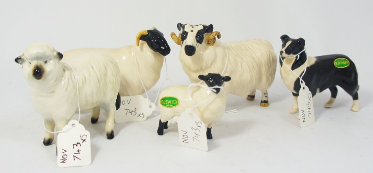 Beswick Sheep 935 Black faced Sheep