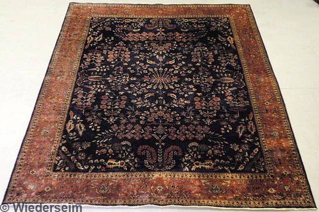 Sarouk room size oriental carpet 158931