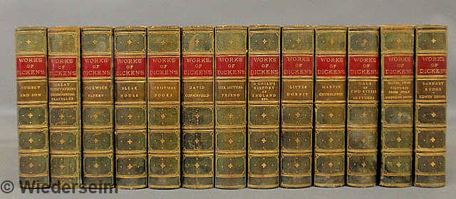 Books thirteen volume set half calf 158948