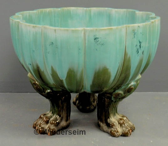 Large turquoise and green ceramic 158999