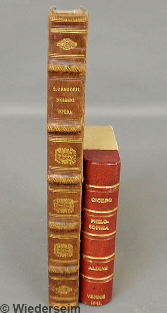 Two books Ciccero Venice 1541 1589bf