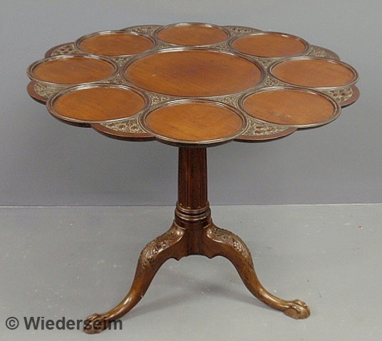 Georgian mahogany tea table c 1780 1589b6