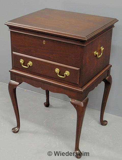 Queen Anne style mahogany stained