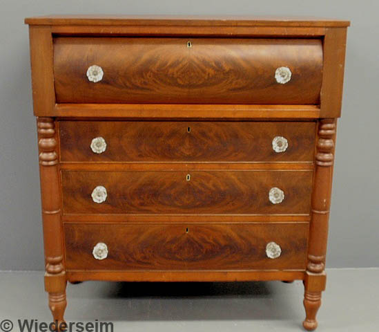 Empire mahogany chest of drawers c.1850