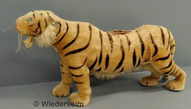 Life size Steiff display tiger