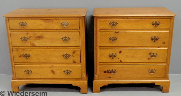 Pair of Kittinger Chippendale style 158a24