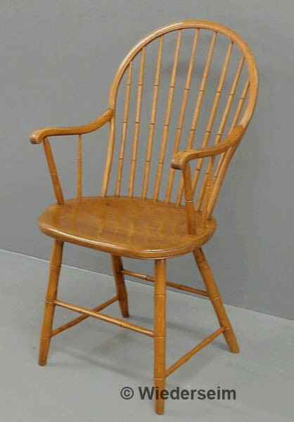 Bamboo turned Windsor armchair 158a3d