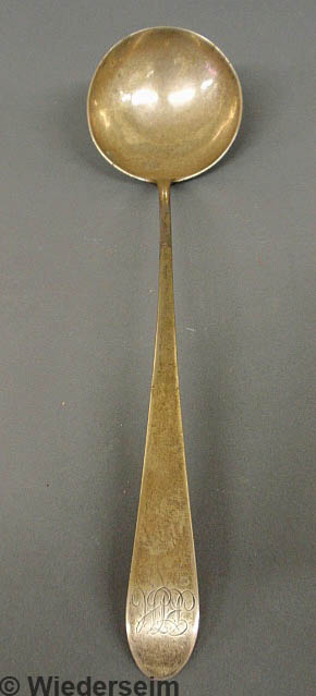 American coin silver ladle with 158a4a