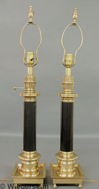 Pair of Frederick Cooper Chicago brass