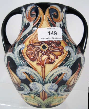 Moorcroft Two Handled Vase decorated