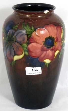 Moorcroft Large Flambe Vase Decorated