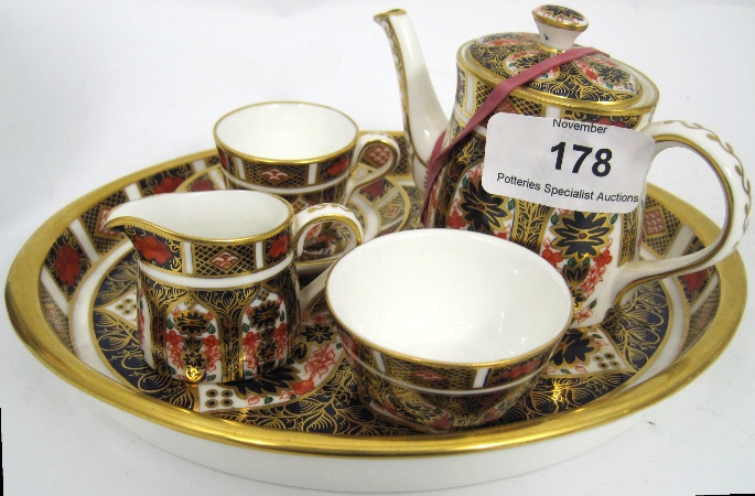 Royal Crown Derby Miniature Tea Set