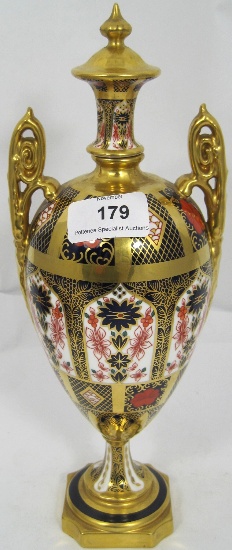 Royal Crown Derby Large Two Handled