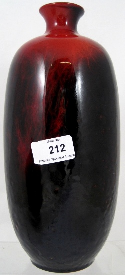Royal Doulton Flambe Veined Vase 158c15