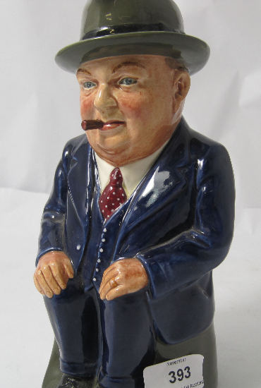Royal Doulton Large Toby Jug Cliff Cornell