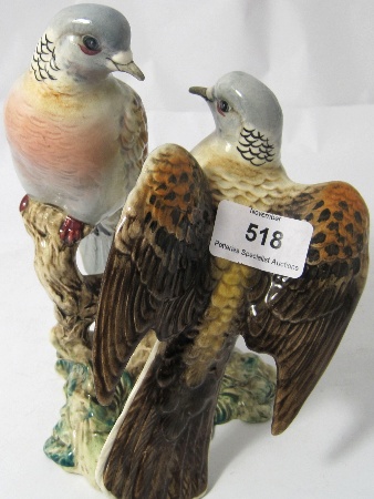 Beswick Pair Turtle Doves 1022 158d10