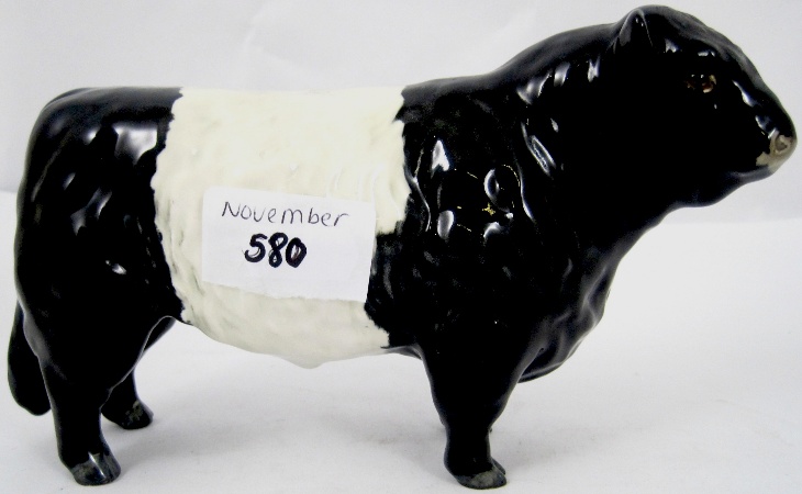 Rare Beswick Galloway Bull Belted 158d35