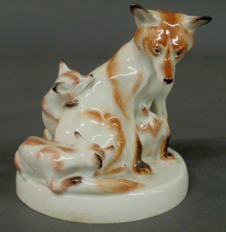 Meissen porcelain figural group