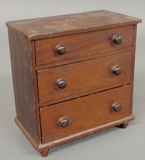 Miniature Sheraton chest of drawers 158d6b