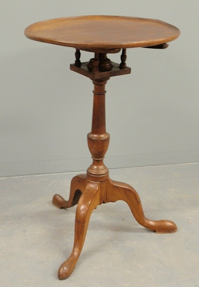 Pennsylvania mahogany candlestand