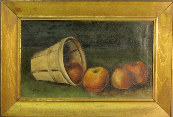 Oil on canvas still life painting