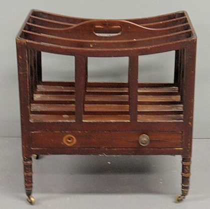 English mahogany Canterbury c.1830