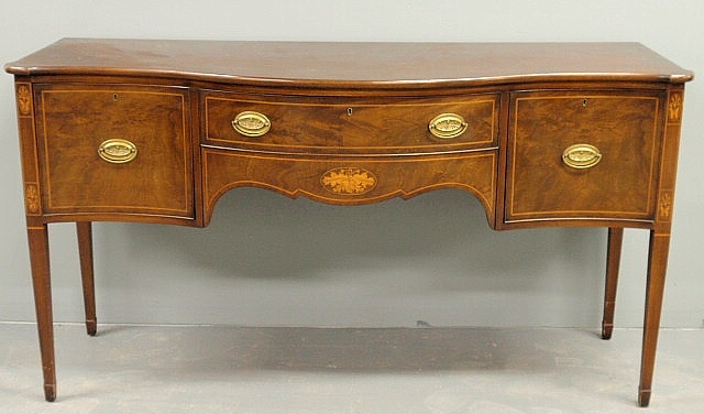 Hepplewhite style inlaid mahogany 158e22